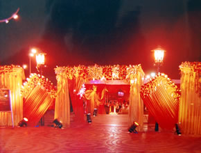 tent house in DLF-1